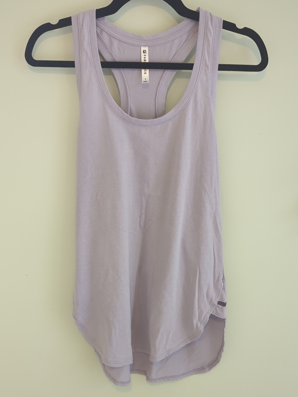 Fabletics Lavender Racerback Tank - Light Purple